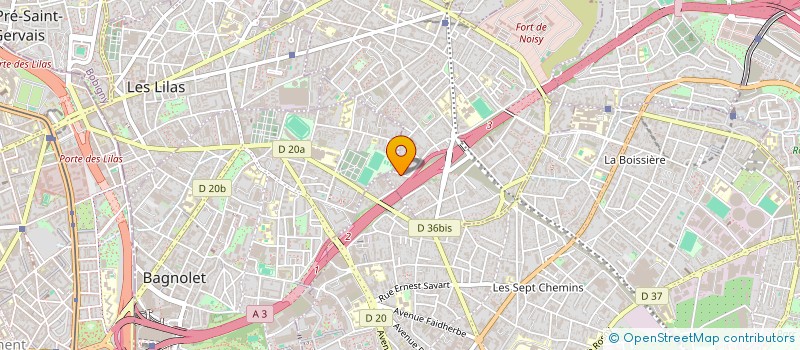 localisation de l'entreprise BOSS à ROMAINVILLE