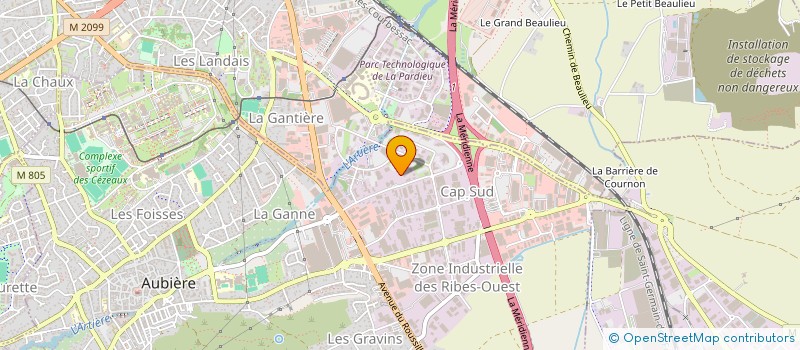 localisation de l'entreprise BOSS FACTORY  AUBIERE