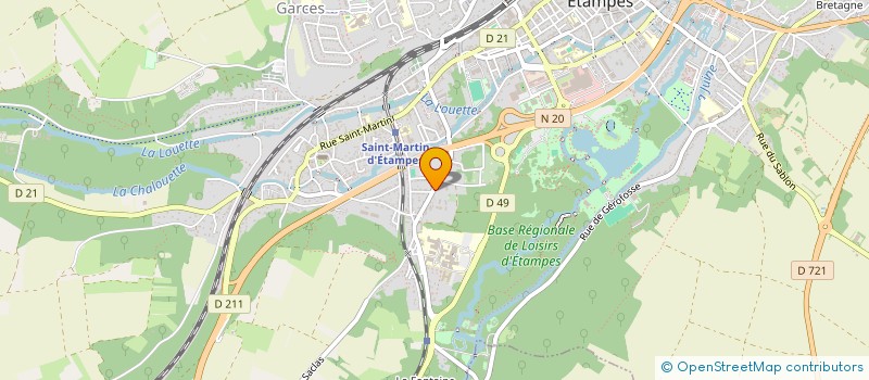 localisation de l'entreprise BOSS FAMILY à ETAMPES