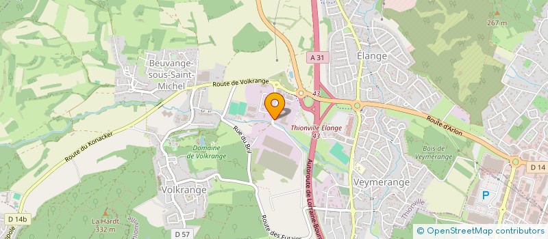 localisation de l'entreprise BOSS FRANCE  THIONVILLE