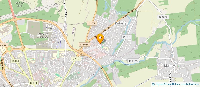 localisation de l'entreprise BOSS MANIA  RUBELLES