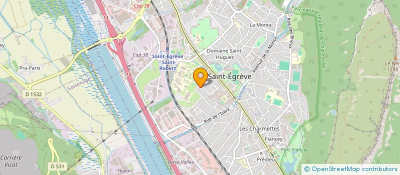 localisation de l'entreprise BOSS MUSIC  SAINT-EGREVE