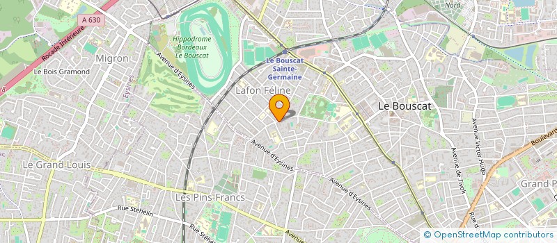 localisation de l'entreprise BOSS PATISSERIE SA  LE BOUSCAT