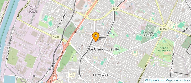 localisation de l'entreprise BOSS PLAYA  LE GRAND-QUEVILLY