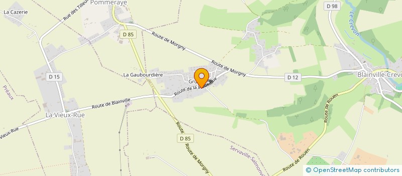 localisation de l'entreprise BOSS POWER  BLAINVILLE-CREVON