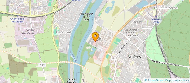localisation de l'entreprise BOSS SECURIT PRIVEE à ACHERES