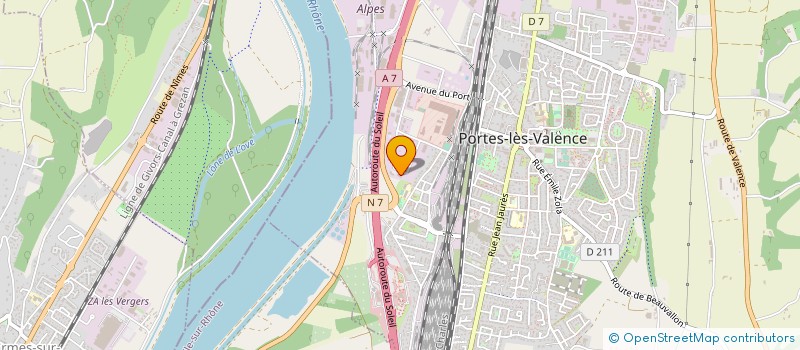 localisation de l'entreprise BOSS TRADING à PORTES-LES-VALENCE