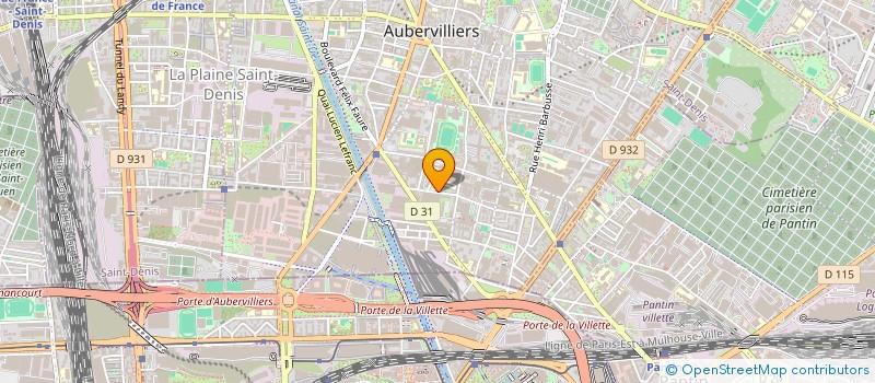 localisation de l'entreprise BOSS TRANSPORT à AUBERVILLIERS