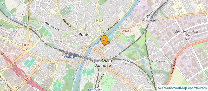 localisation de l'entreprise BOSS4YOU à SAINT-OUEN-L'AUMONE