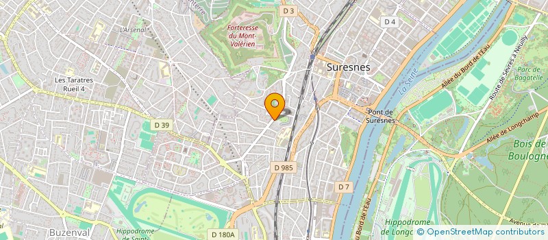 localisation de l'entreprise BOSSA à SURESNES