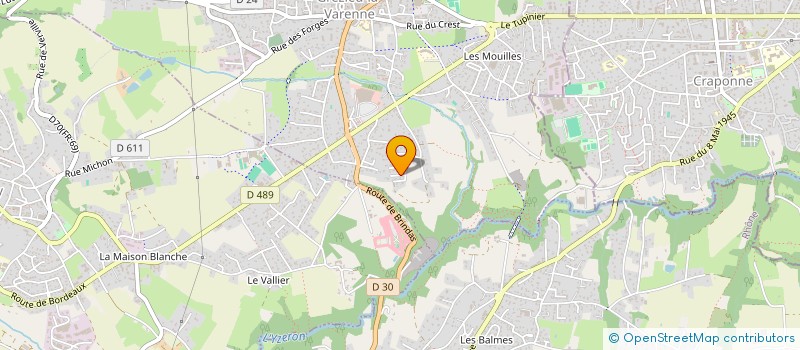 localisation de l'entreprise BOSSA & CO à GREZIEU-LA-VARENNE