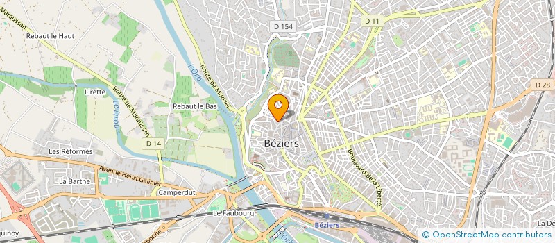 localisation de l'entreprise BOSSA GUILLAUME  BEZIERS