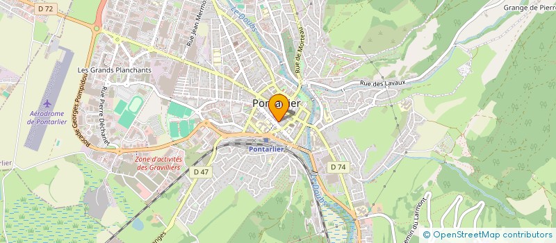 localisation de l'entreprise BOSSA NOVA 2  PONTARLIER