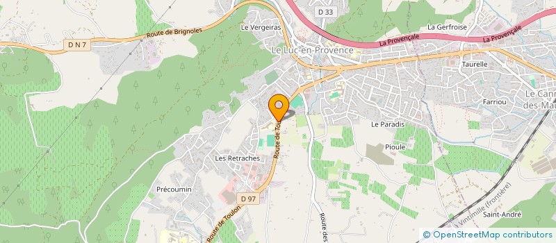 localisation de l'entreprise BOSSA NOVA  LE LUC