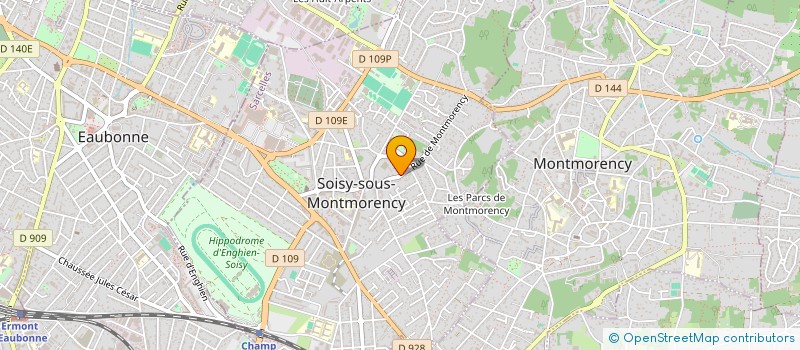 localisation de l'entreprise BOSSAL RENOVATION à SOISY-SOUS-MONTMORENCY