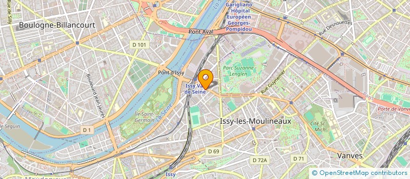 localisation de l'entreprise BOSSARD CONSULTANTS à ISSY-LES-MOULINEAUX
