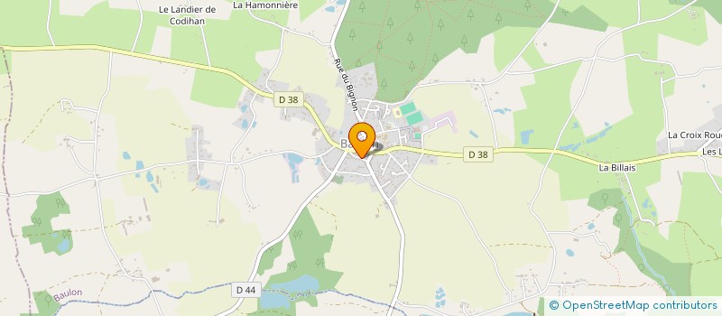 localisation de l'entreprise BOSSARD REGIS ET PELE ALEXANDRA  BAULON