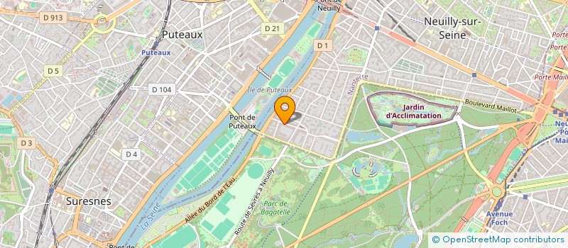 localisation de l'entreprise BOSSE ET FILLES à NEUILLY-SUR-SEINE