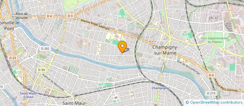 localisation de l'entreprise BOSSEA SERVICES à CHAMPIGNY SUR MARNE