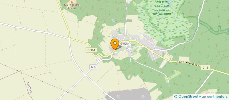localisation de l'entreprise BOSSET à LARCHANT