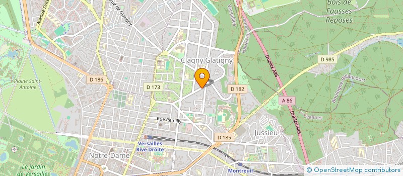 localisation de l'entreprise BOSSET LOCATION à VERSAILLES