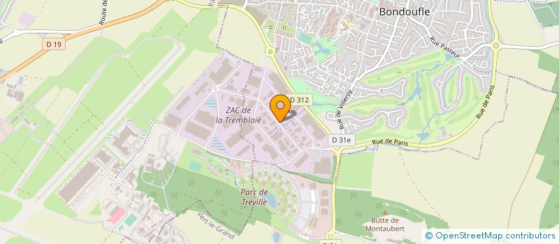 localisation de l'entreprise BOSSION VACHERESSE SORRENTINO MEDICAL à BONDOUFLE