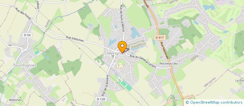 localisation de l'entreprise BOSSK à MERIGNIES