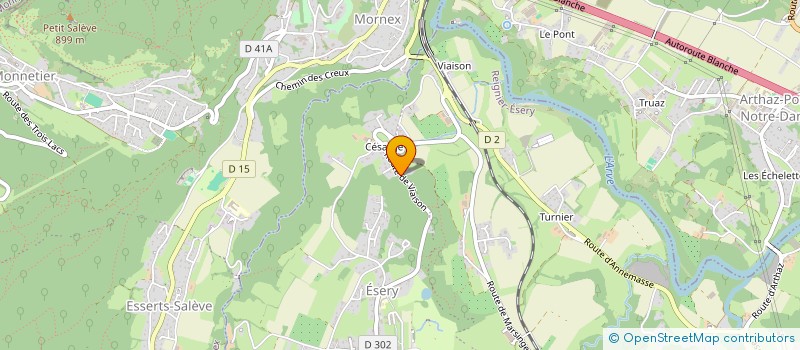 localisation de l'entreprise BOSSON à REIGNIER-ESERY