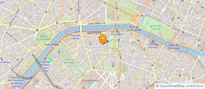 localisation de l'entreprise BOSSON ET TABOUR à PARIS