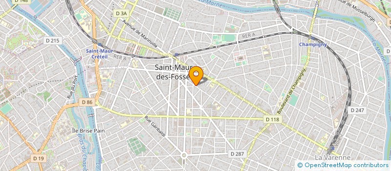 localisation de l'entreprise BOSSONS FUTE à SAINT-MAUR-DES-FOSSES