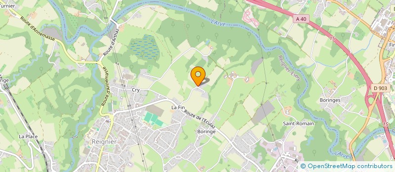 localisation de l'entreprise BOSSTEAM à REIGNIER-ESERY