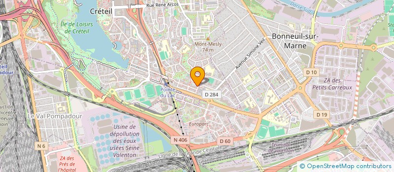 localisation de l'entreprise BOSSUAT ESNAULT  CRETEIL