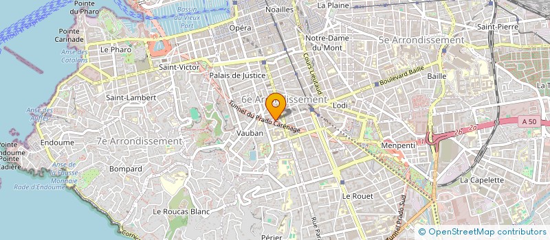 localisation de l'entreprise BOSSUET à MARSEILLE