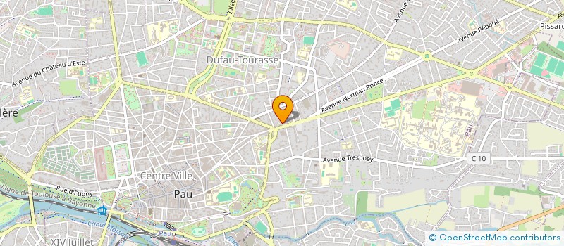 localisation de l'entreprise BOSSUET à PAU