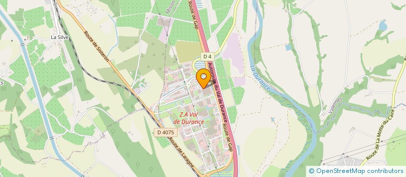 localisation de l'entreprise BOSSUET  SISTERON