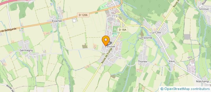 localisation de l'entreprise BOSSY M & JC  VIRY