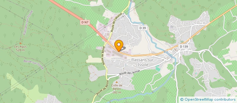 localisation de l'entreprise BOST ET FILS DEMENAGEMENT à FLASSANS-SUR-ISSOLE