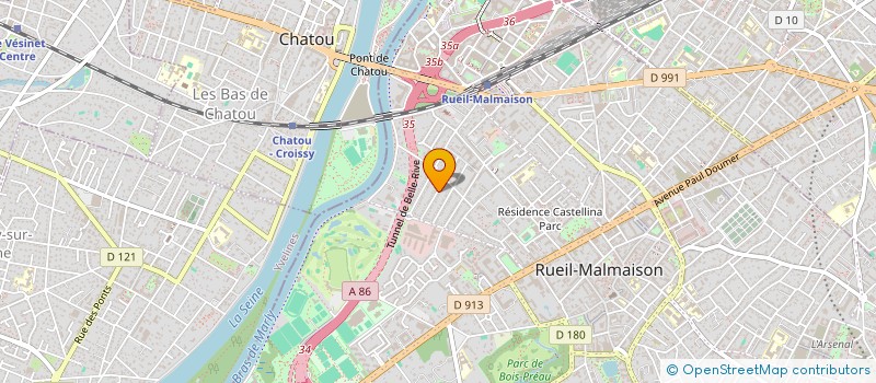 localisation de l'entreprise BOSTADE 31 à RUEIL-MALMAISON