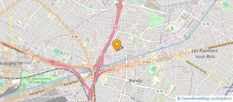 localisation de l'entreprise BOSTANCI TRANSPORT  BONDY