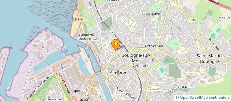 localisation de l'entreprise BOSTON 4  BOULOGNE-SUR-MER