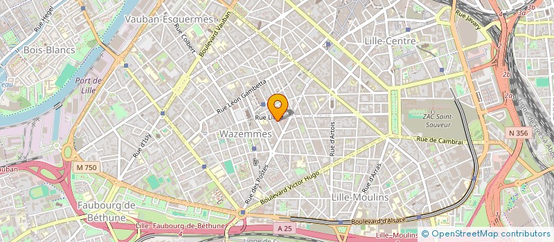 localisation de l'entreprise BOSTON à LILLE