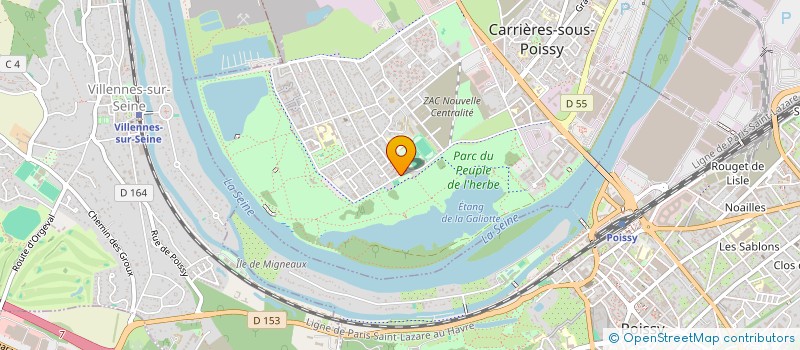 localisation de l'entreprise BOSTON BROSS  CARRIERES-SOUS-POISSY