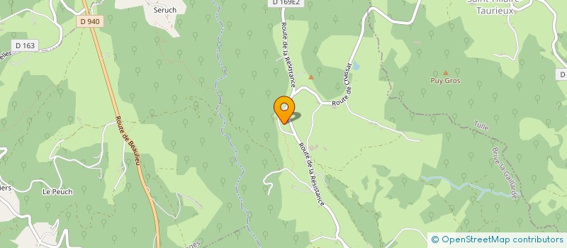 localisation de l'entreprise BOSWORTH TP  CHENAILLERS-MASCHEIX