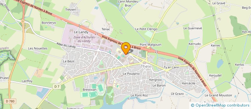 localisation de l'entreprise BOT à THEIX-NOYALO