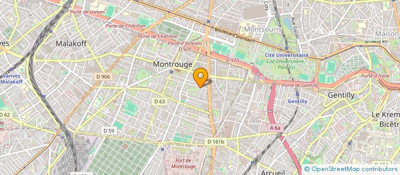localisation de l'entreprise BOT & BON à MONTROUGE