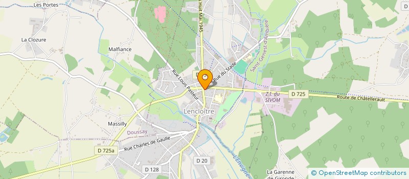 localisation de l'entreprise BOT COMPUTING  LENCLOITRE