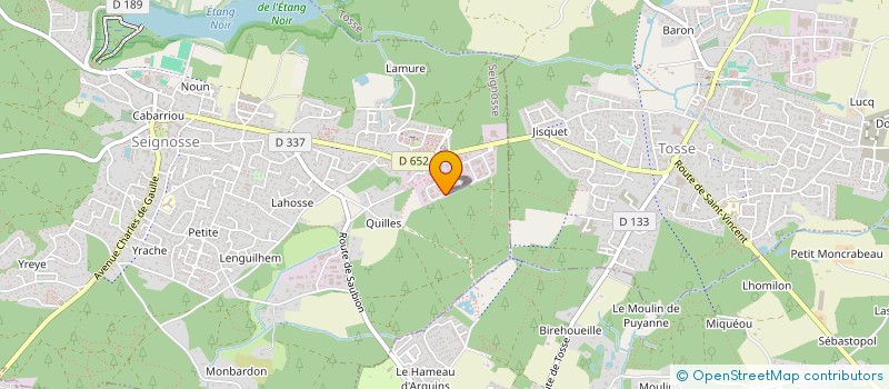 localisation de l'entreprise BOTA  SEIGNOSSE