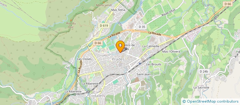 localisation de l'entreprise BOTA  PRADES