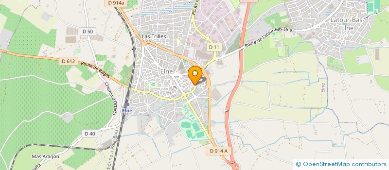 localisation de l'entreprise BOTA EUROPE  ELNE