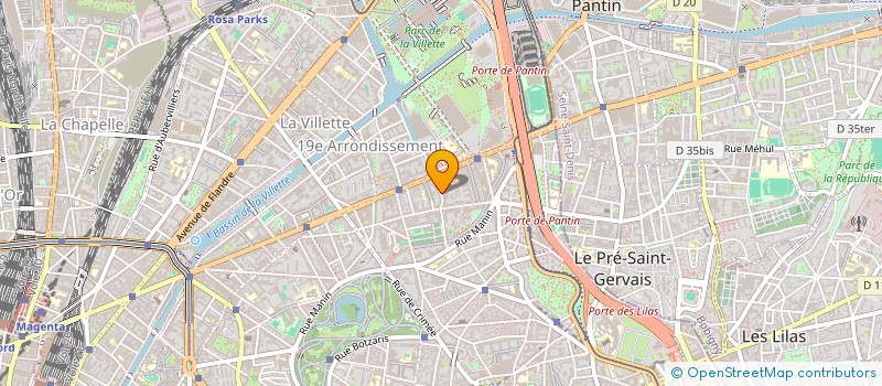 localisation de l'entreprise BOTA PRESTA  PARIS